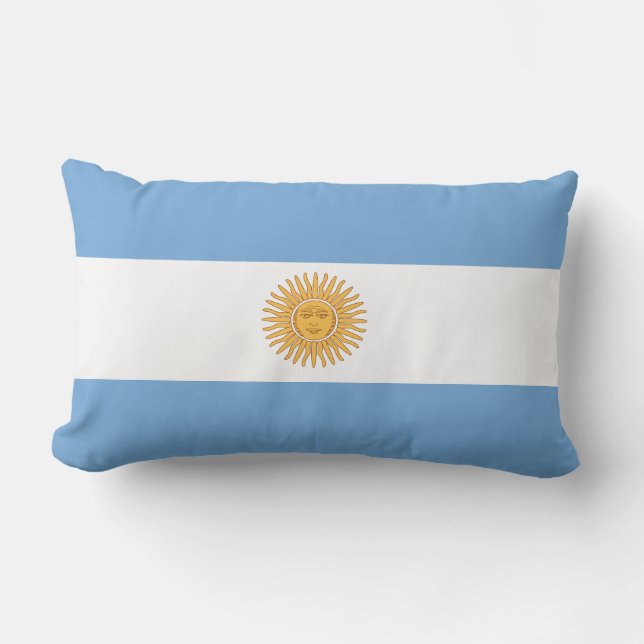 Argentinian flag pillow (Front)
