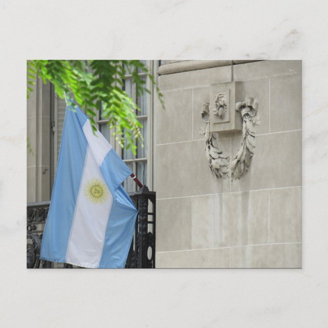 argentinian flag postcard (Front)