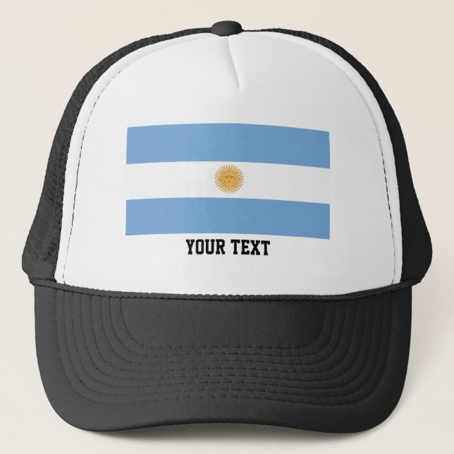 Argentinian flag trucker hat (Front)