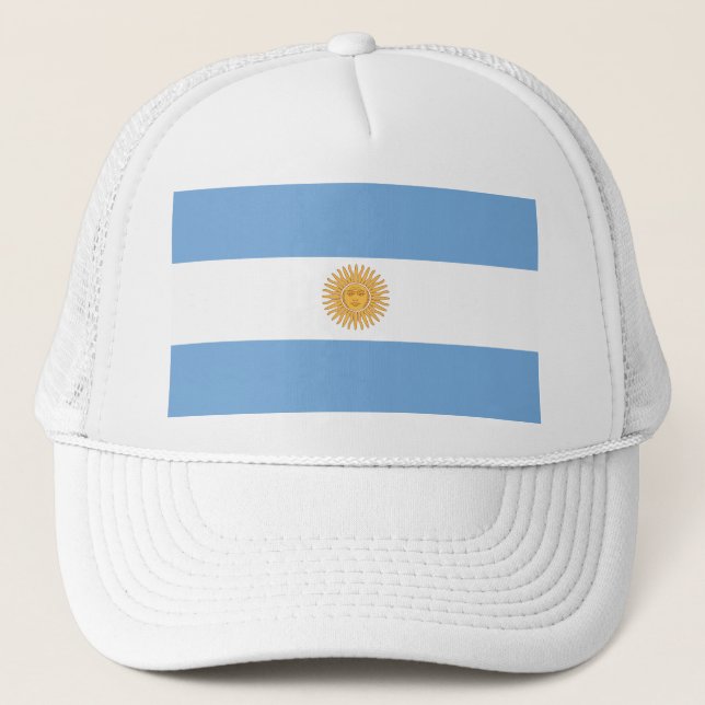 Argentinian flag trucker hat (Front)