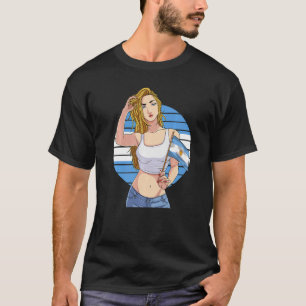 Argentinian Girl Argentina Flag Latino Pride T-Shirt