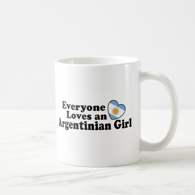 Argentinian Girl Coffee Mug (Right)