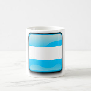Argentinian polished flag coffee mug