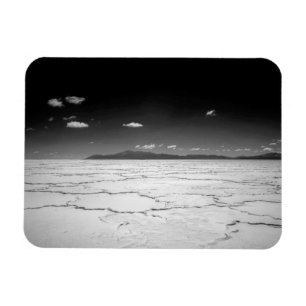 Argentinian Salt Flats Desert And Mountains Magnet