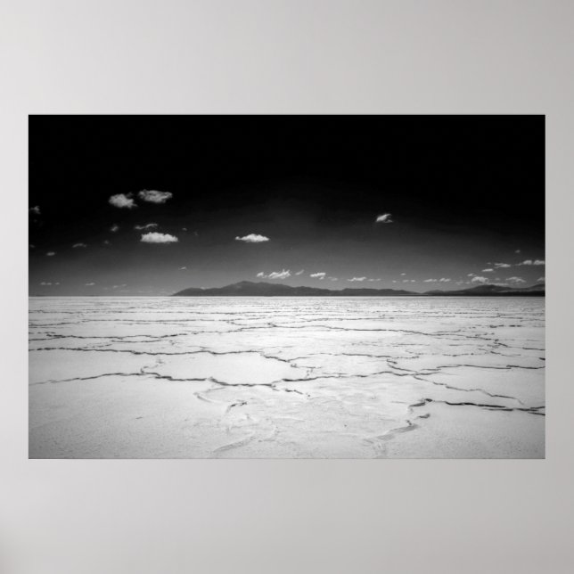 Argentinian Salt Flats Desert And Mountains Poster (Front)