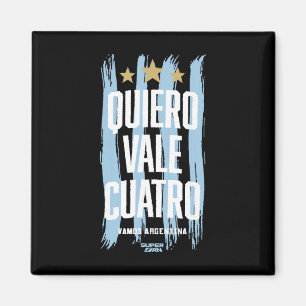 Argentinian Soccer Fan World Cup 2026 Magnet