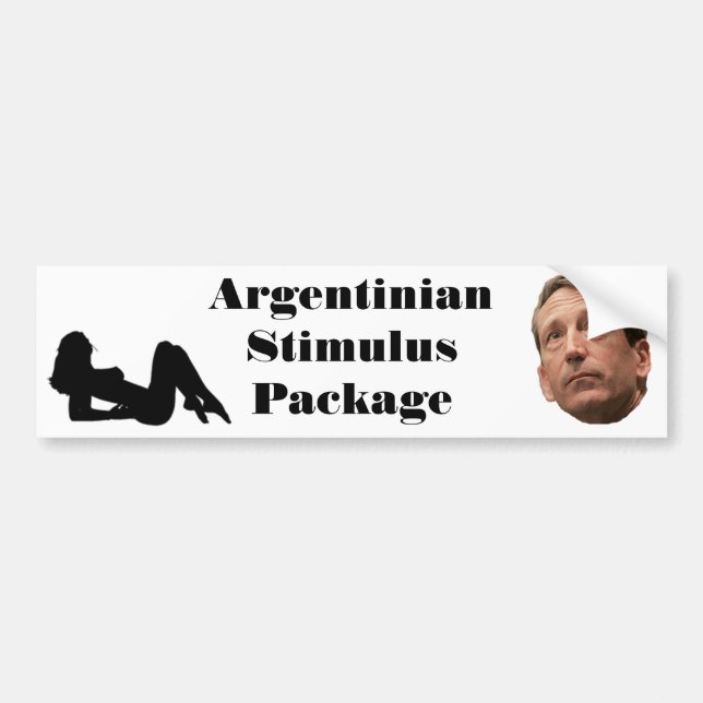 Argentinian Stimulus Package Bumper Sticker (Front)