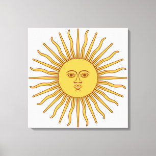 Argentinian Sun Canvas Print