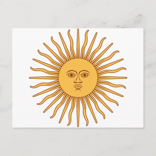 Argentinian Sun Postcard (Front)