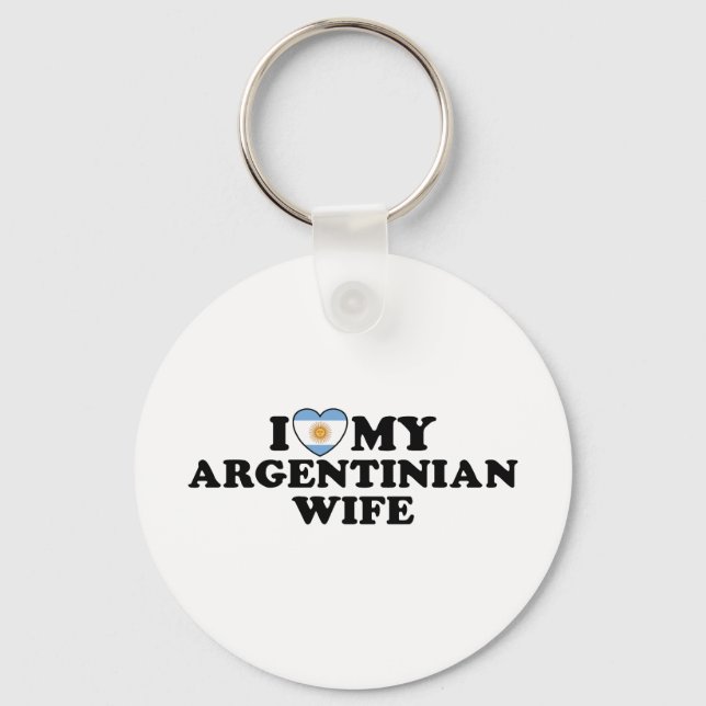 Argentinian  Wife Key Ring (Front)