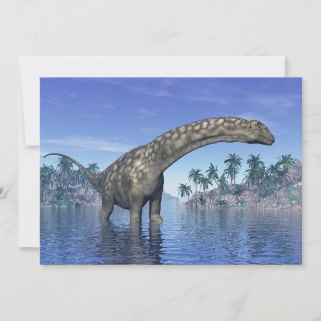Argentinosaurus dinosaur - 3D render (Front)