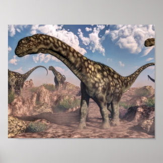 Argentinosaurus dinosaurs poster