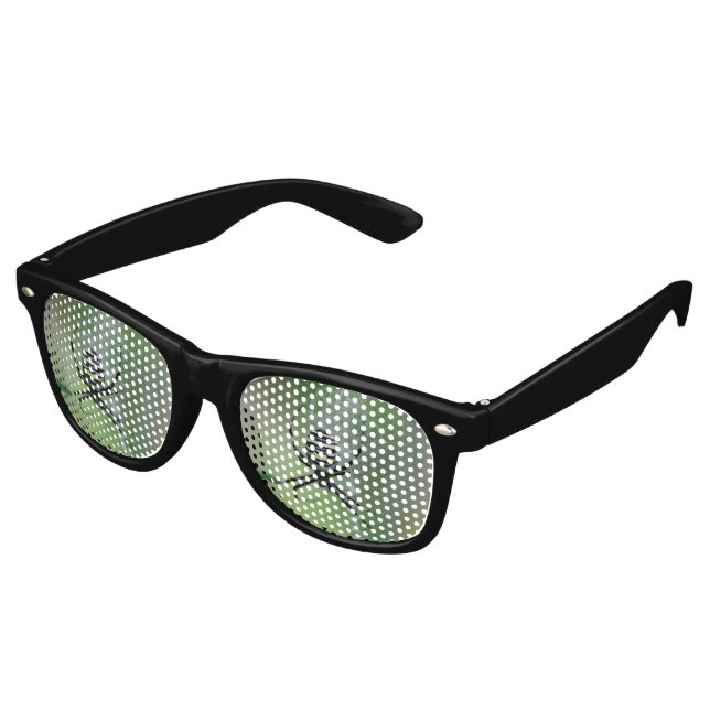 Argiope bruennichi retro sunglasses (Angled)