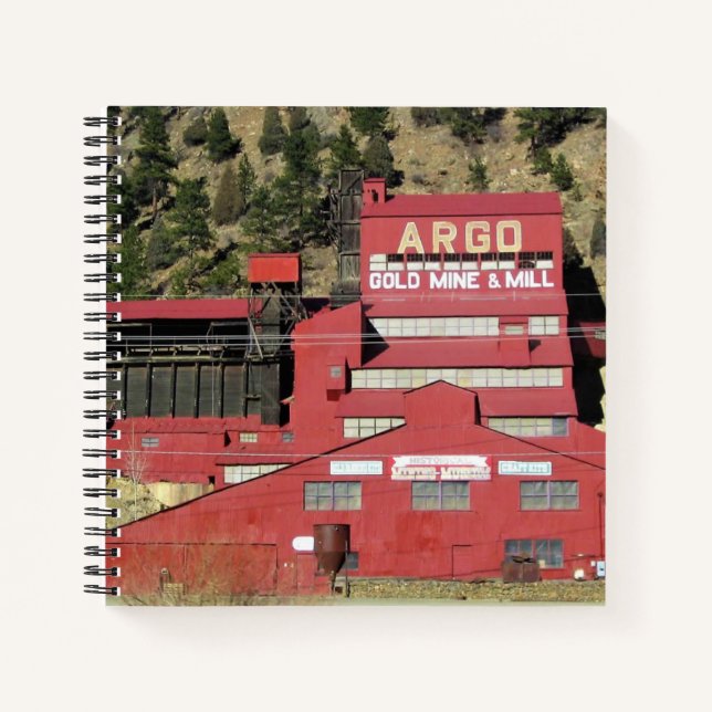 Argo Gold Mine & Mill, Idaho Springs, Colorado Notebook (Front)
