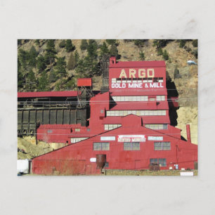 Argo Gold Mine & Mill, Idaho Springs, Colorado Postcard