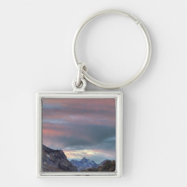 Argonaut Peak, sunset Key Ring (Front)