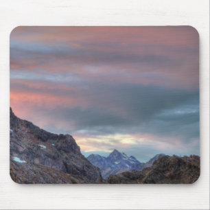 Argonaut Peak, sunset Mouse Mat