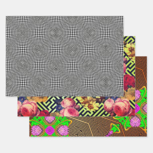 Argos Gatsby Op Art Sampler Wrapping Paper Sheet