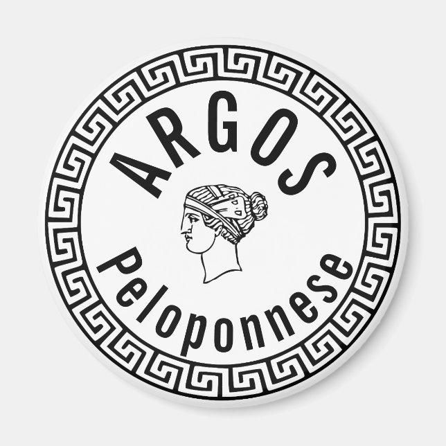 Argos - Peloponnese (Greece) Magnet (Front)