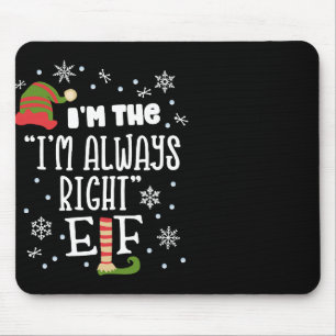 Argue Elf Matching Family Group Christmas T Xmas W Mouse Mat