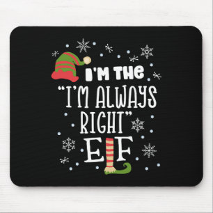 Argue Elf Matching Family Group Christmas T Xmas W Mouse Mat