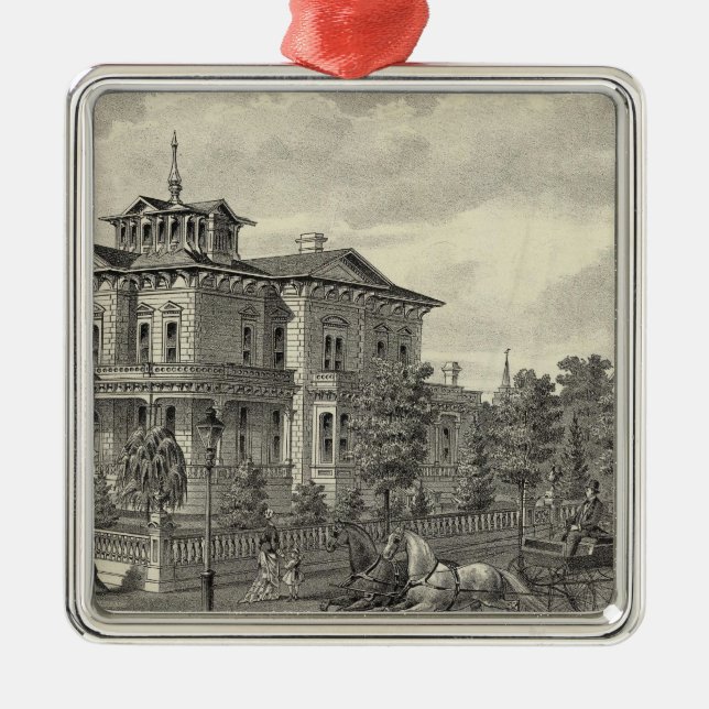 Arguello residence metal tree decoration (Front)