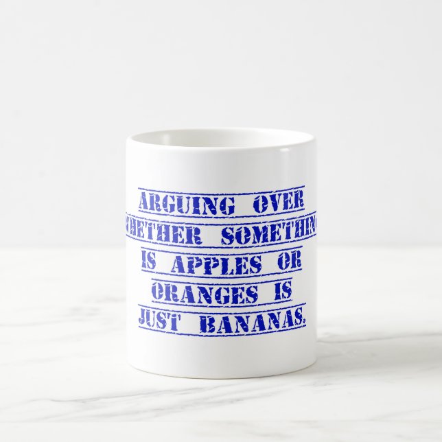 Arguing Over Whether Something Coffee Mug (Center)
