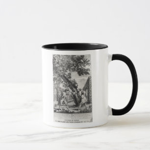 Argument between Jean-Jacques Rousseau Mug
