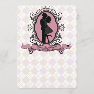 Argyl Baby Shower Invitations Golf Theme