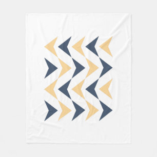 Argyle arrows fleece blanket