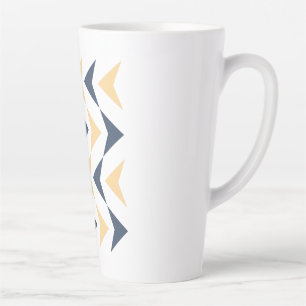 Argyle arrows latte mug