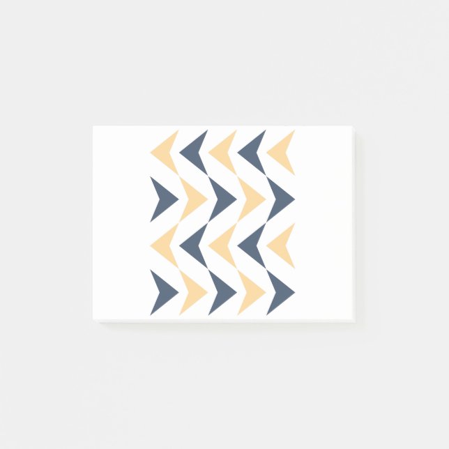 Argyle arrows post-it notes (Front)