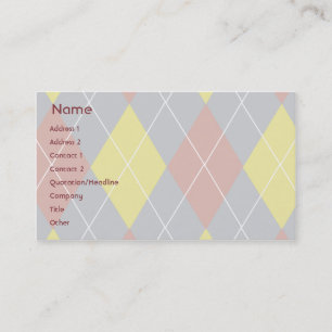 Argyle - Business Card