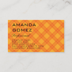 Argyle Business Card