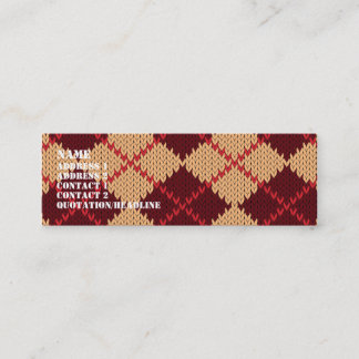 Argyle Business Card Template