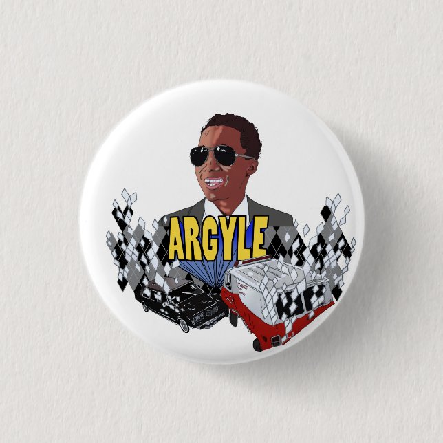 Argyle Button (Front)
