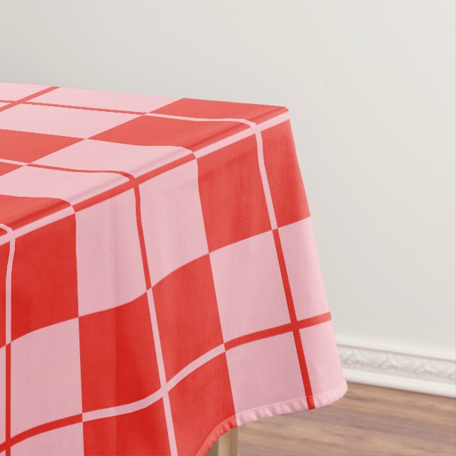 Argyle Chequerboard Plaid Tablecloth (In Situ)