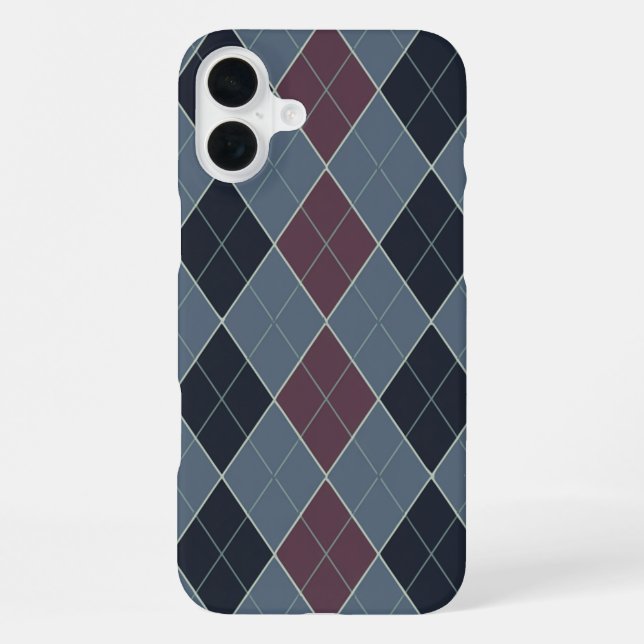 "Argyle & Class: Diamonds Are Forever (On Sweaters iPhone Case (Back)