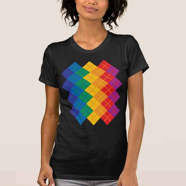 Argyle Colour Spectrum T-Shirt (Front)