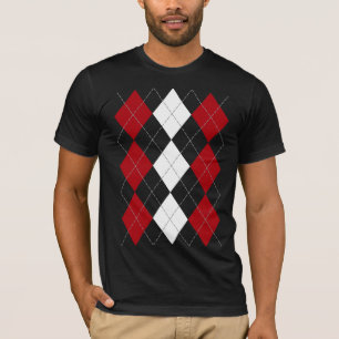 Argyle: “Crimson Red Innocence” shirt (dark)