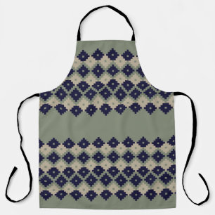 Argyle fair isle seamless pattern designabstract, apron
