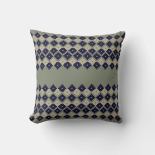 Argyle fair isle seamless pattern designabstract, cushion