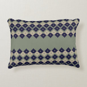 Argyle fair isle seamless pattern designabstract, decorative cushion