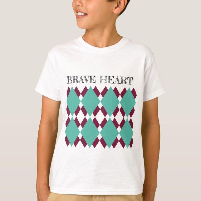 Argyle Graphic Boys' T-Shirt (Front)