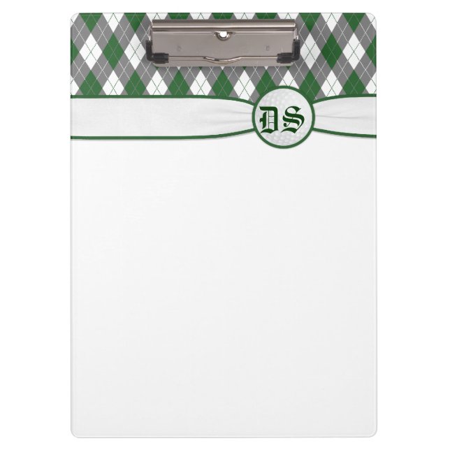 Argyle Green clipboard (Front)