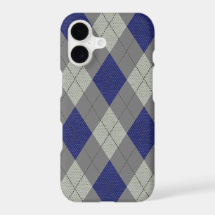 Argyle Grey and Navy