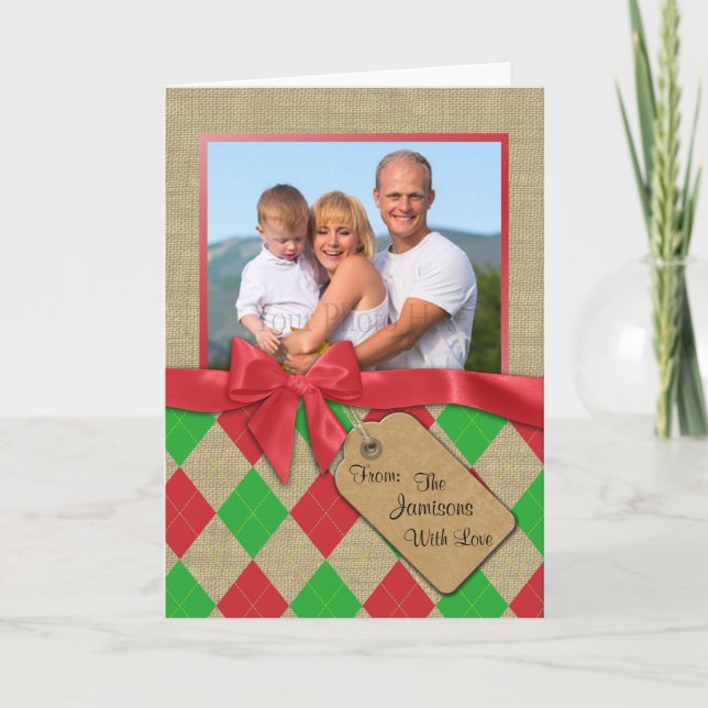 Argyle Holiday Photo (Front)