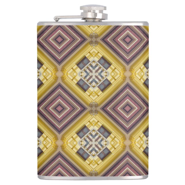 Argyle Layered Flask (Front)