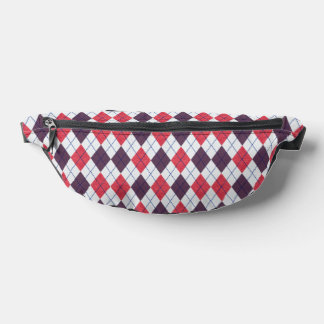 Argyle Pattern Fanny Pack