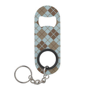 Argyle Pattern in Blue and Taupe